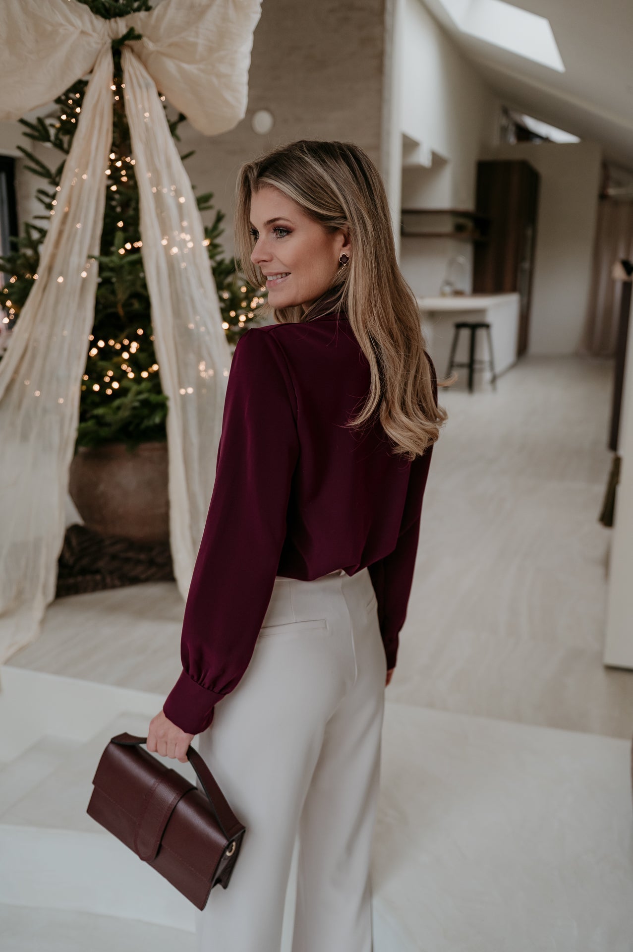 Perudi blouse I Burgundy - Wild Souls by JV® - Blouses
