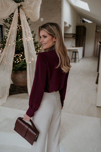 Perudi blouse I Burgundy - Wild Souls by JV® - Blouses