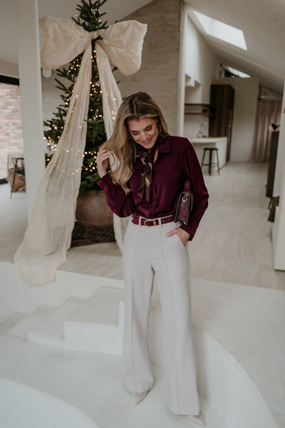 Perudi blouse I Burgundy - Wild Souls by JV® - Blouses