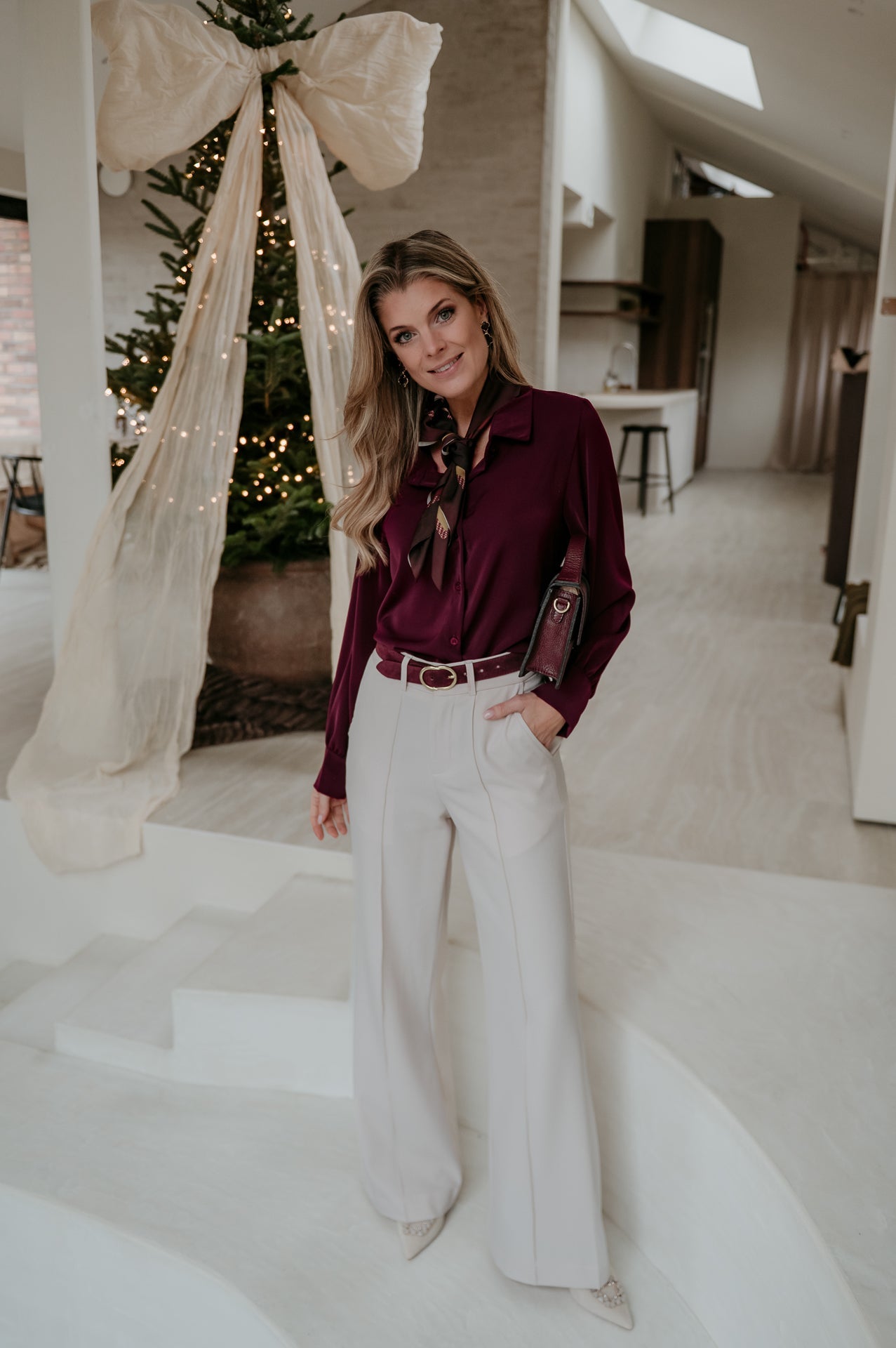 Perudi blouse I Burgundy - Wild Souls by JV® - Blouses