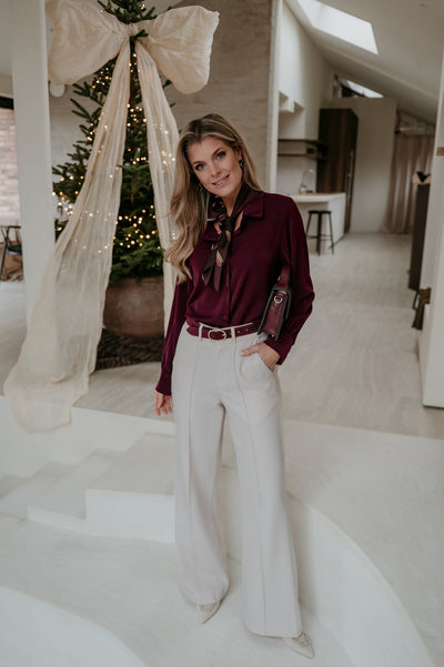 Perudi blouse I Burgundy - Wild Souls by JV® - Blouses