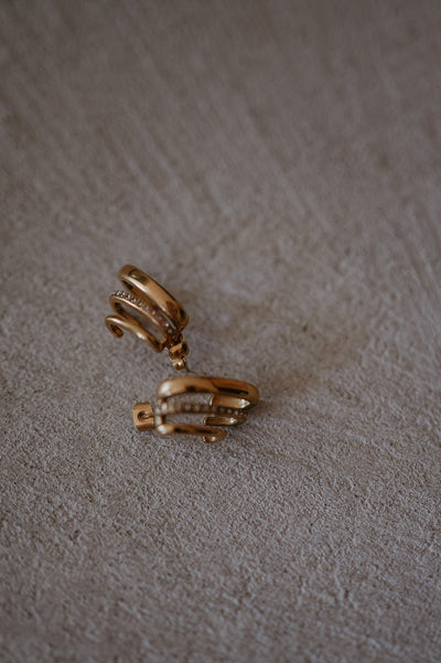 Piaga earrings I Gold - Wild Souls by JV® - Earrings