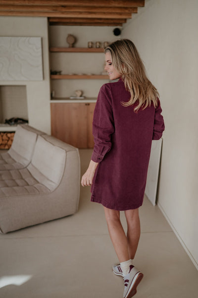 Piagnone dress I Burgundy - Wild Souls by JV® - Dresses