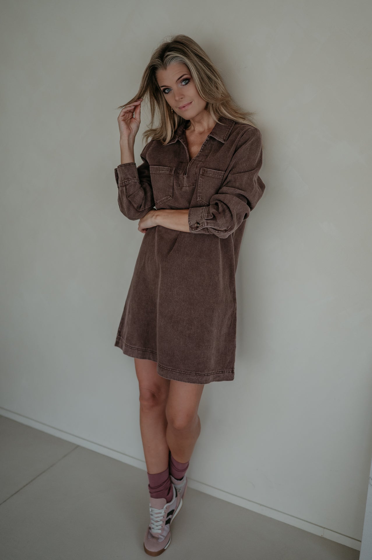 Piagnone dress I Chocolate Brown - Wild Souls by JV® - Dresses