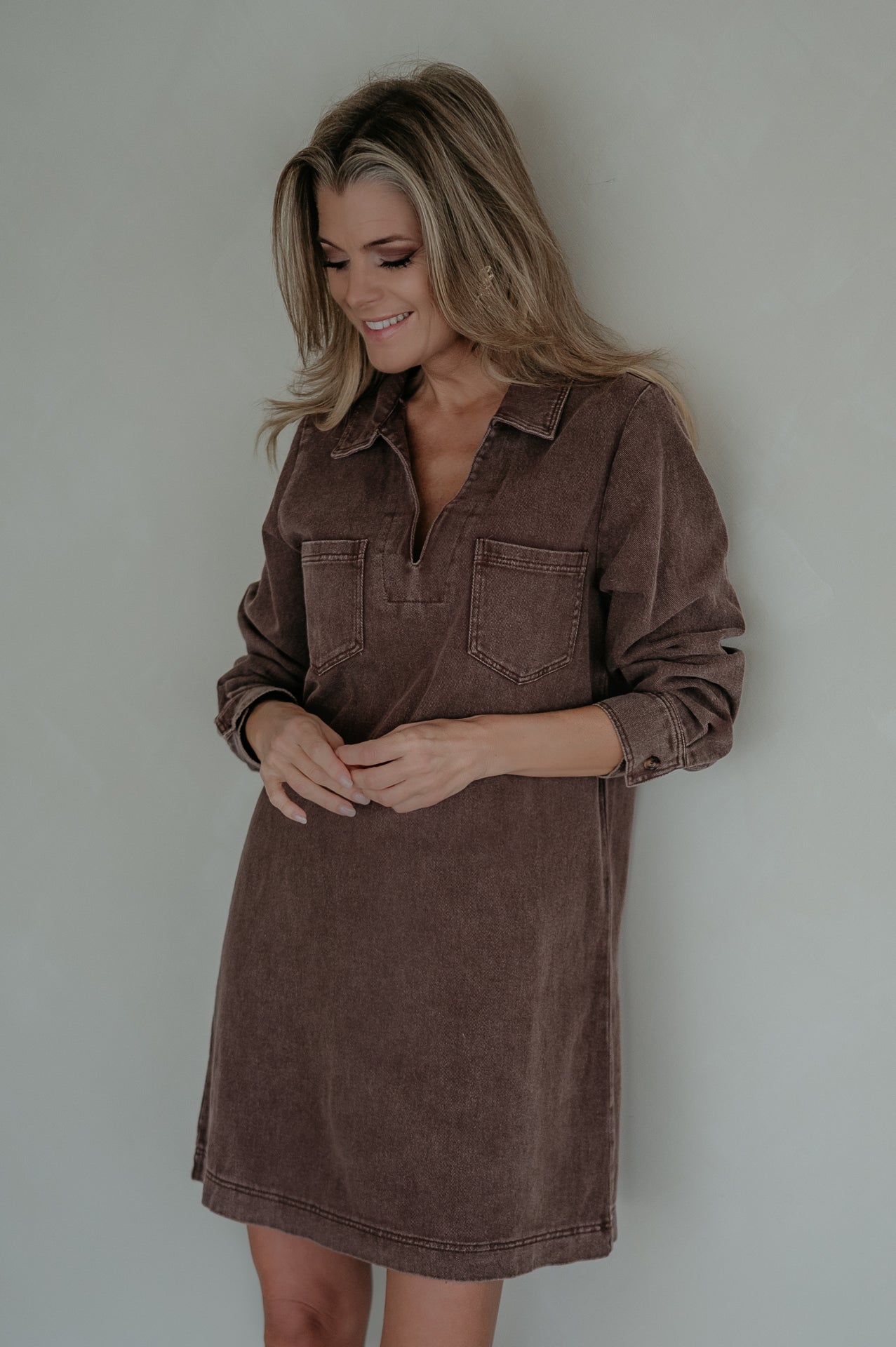 Piagnone dress I Chocolate Brown - Wild Souls by JV® - Dresses