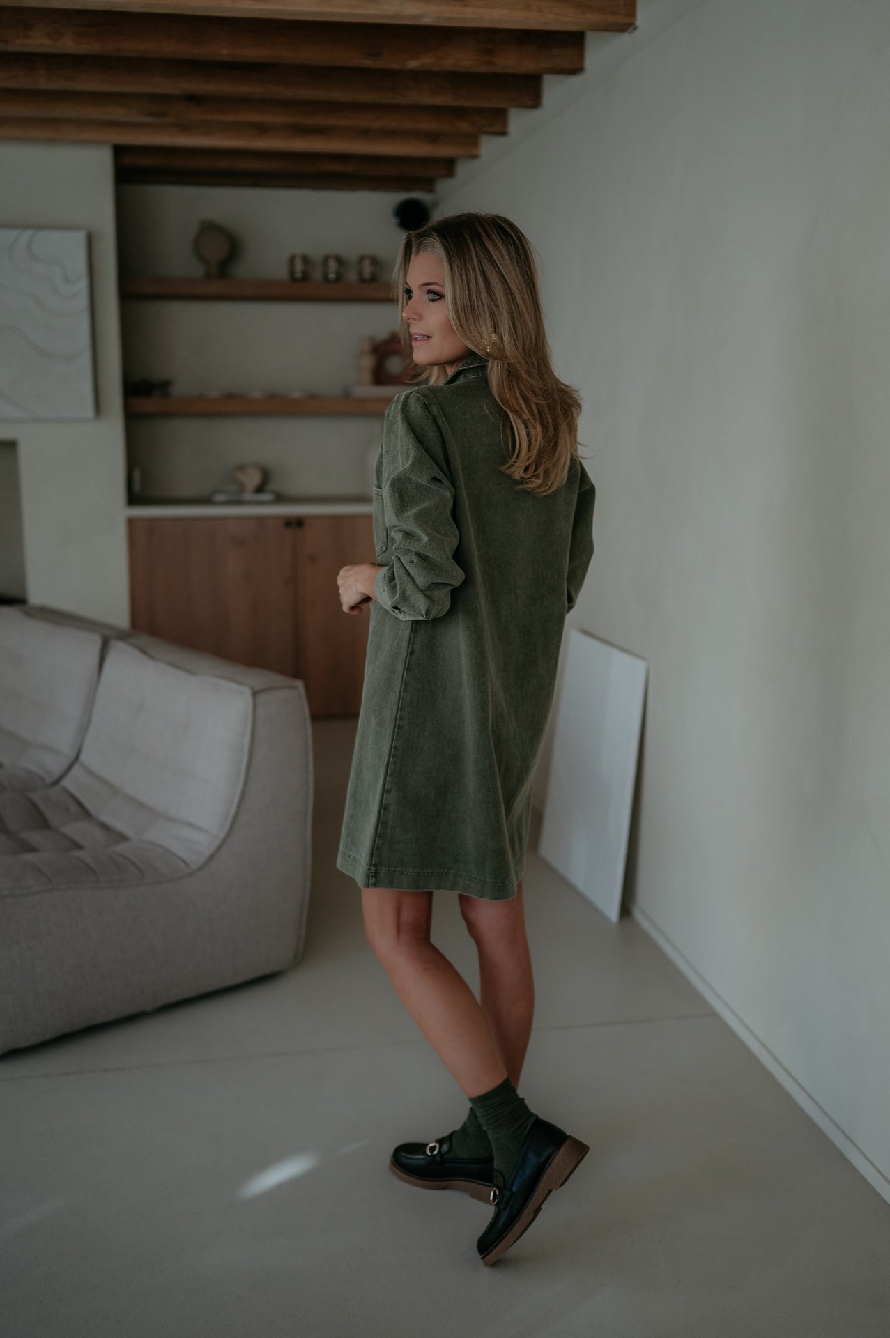Piagnone dress I Khaki - Wild Souls by JV® - Dresses