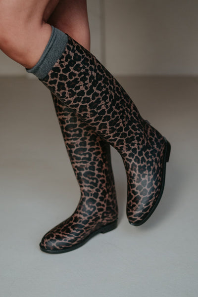Piango rain boots I Leopard - Wild Souls by JV® - Rain Boots