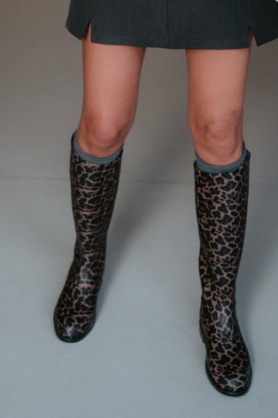 Piango rain boots I Leopard - Wild Souls by JV® - Rain Boots