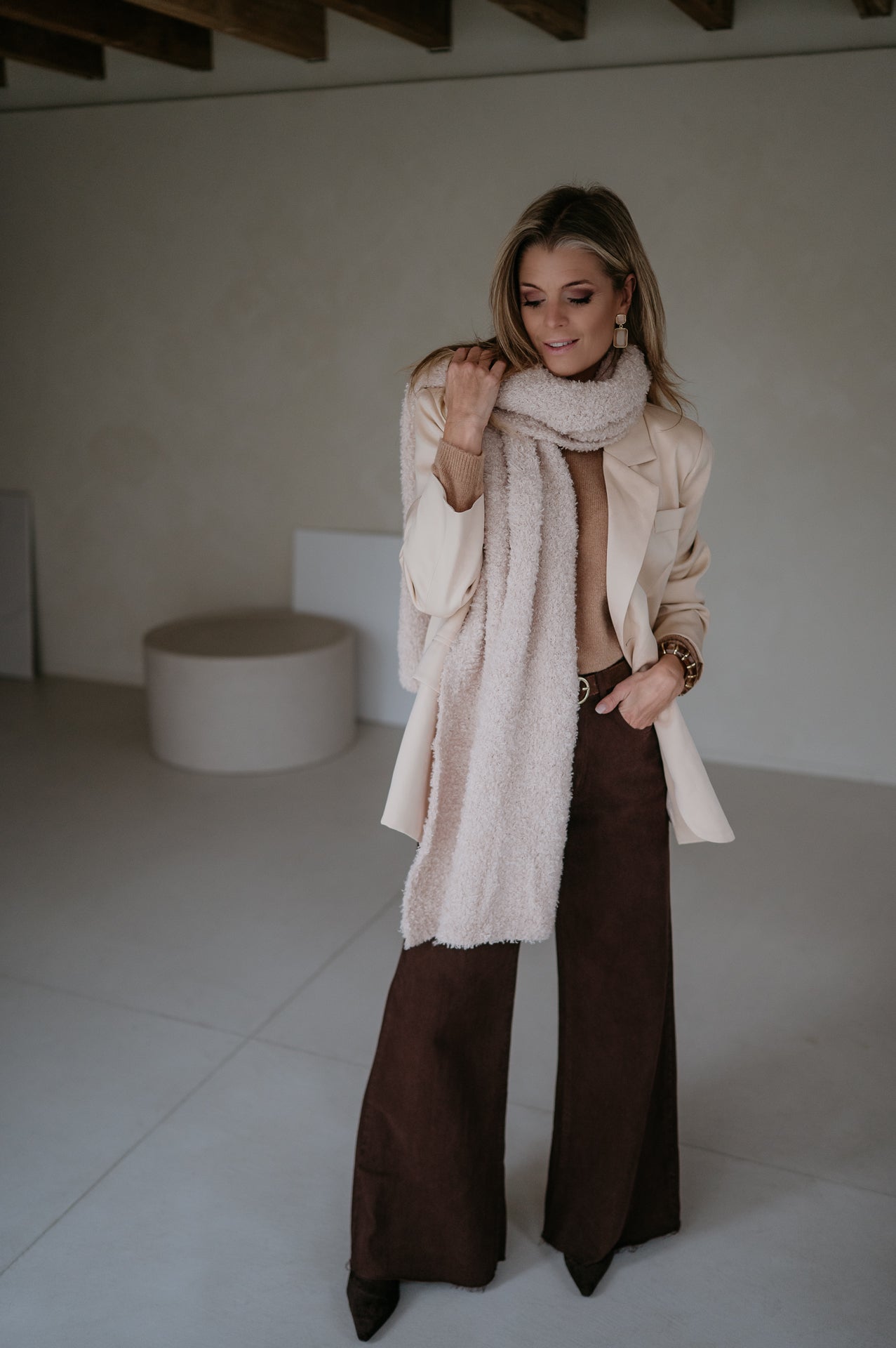 Pigolio scarf I Beige - Wild Souls by JV® - Scarfs