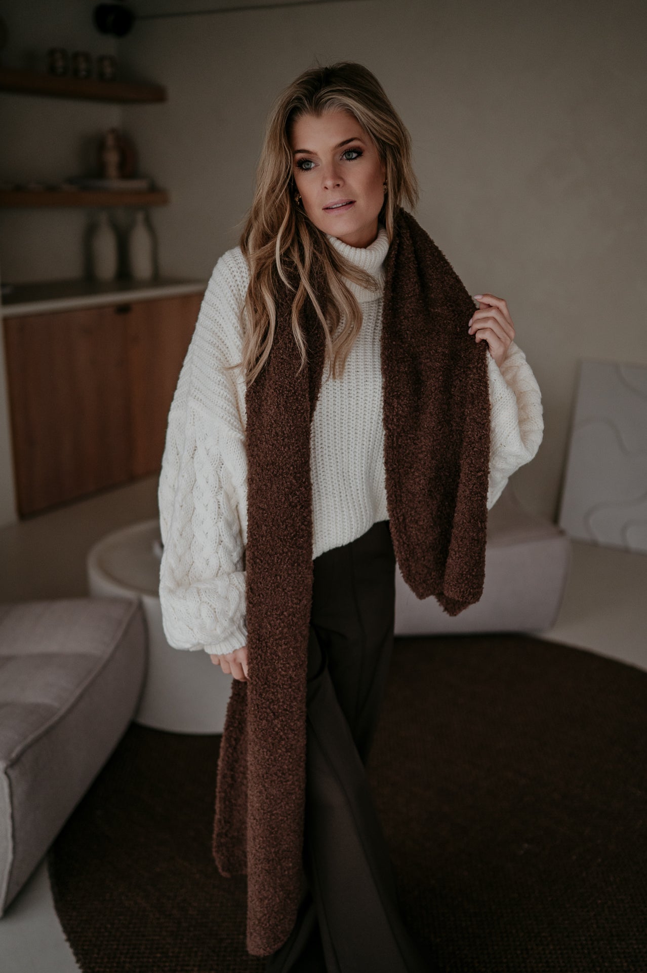 Pigolio scarf I Brown - Wild Souls by JV® - Scarfs