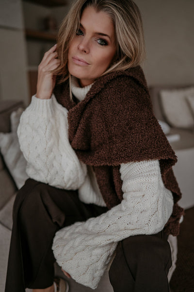 Pigolio scarf I Brown - Wild Souls by JV® - Scarfs