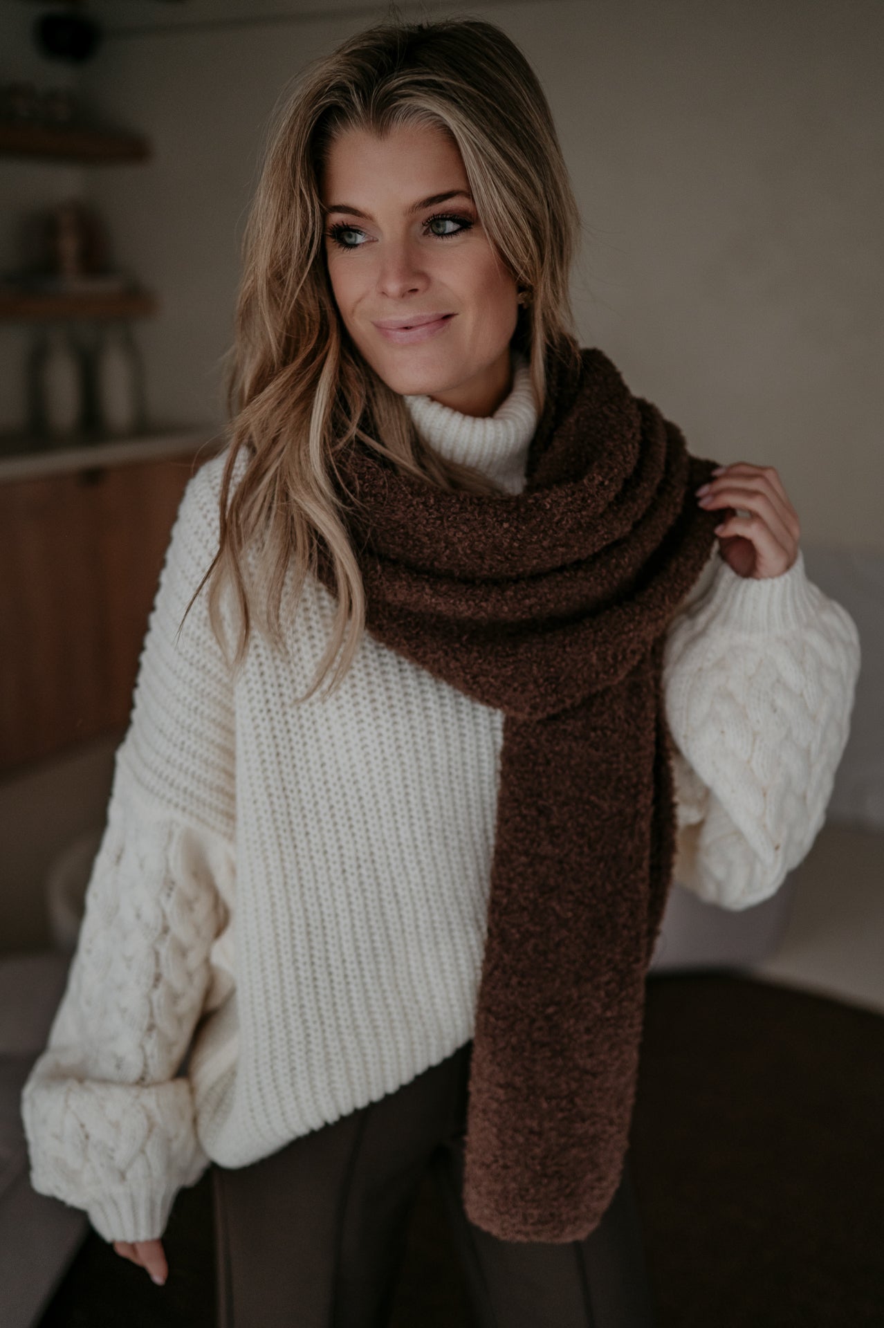 Pigolio scarf I Brown - Wild Souls by JV® - Scarfs