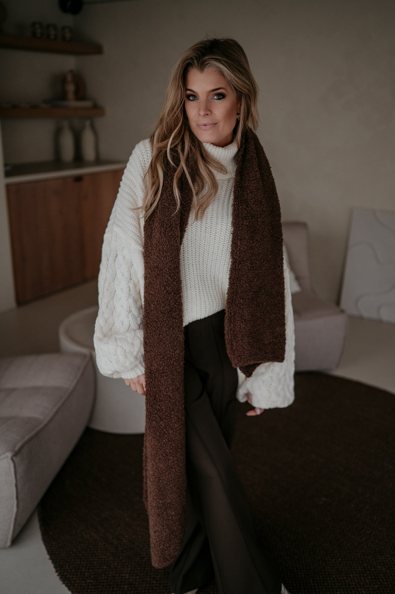 Pigolio scarf I Brown - Wild Souls by JV® - Scarfs