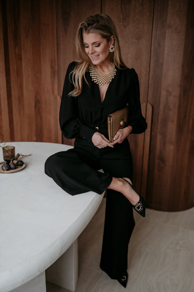 Piunete jumpsuit I Black - Wild Souls by JV® - Jumpsuits