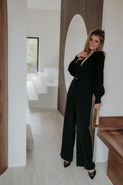 Piunete jumpsuit I Black - Wild Souls by JV® - Jumpsuits
