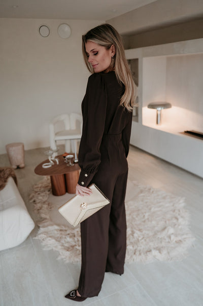 Piunete jumpsuit I Chocolate Brown - Wild Souls by JV® - Jumpsuits