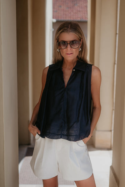 Pizzo top I Blue - Wild Souls by JV® - Tops
