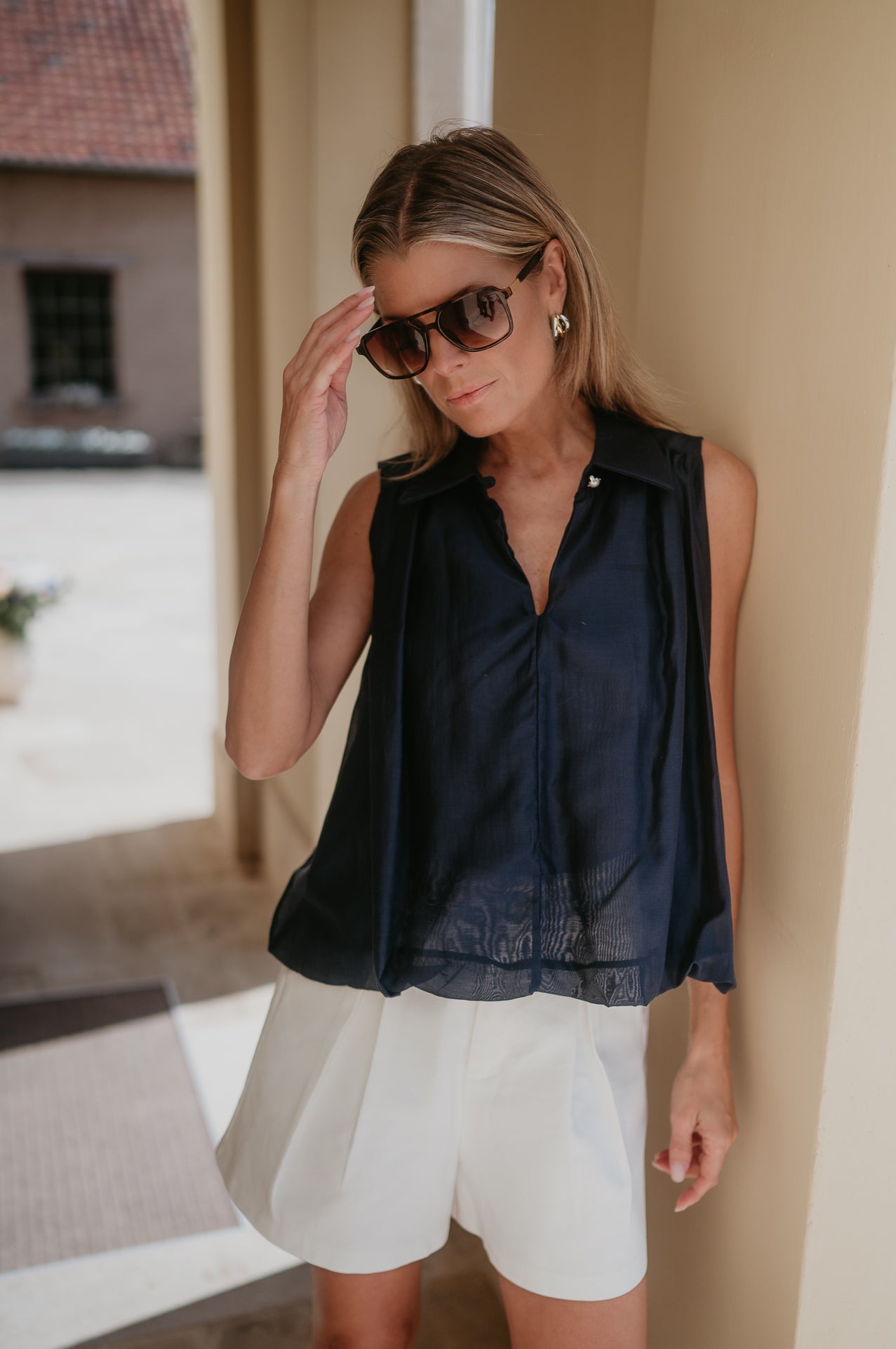 Pizzo top I Blue - Wild Souls by JV® - Tops