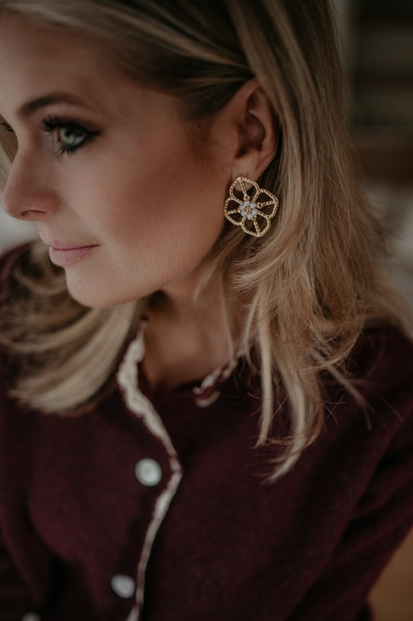 Pluvo earrings I Gold - Wild Souls by JV® - Earrings