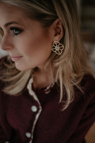 Pluvo earrings I Gold - Wild Souls by JV® - Earrings