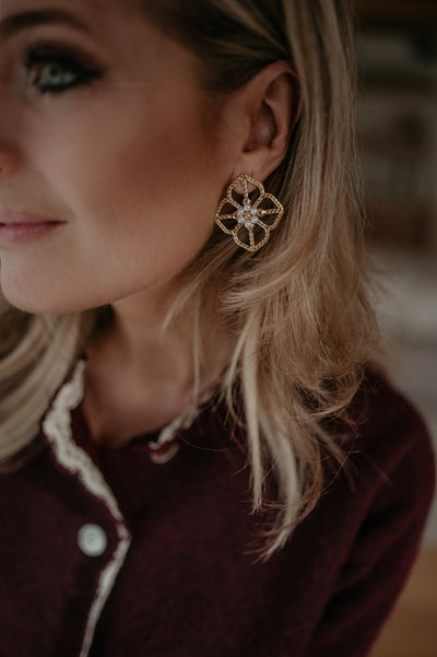 Pluvo earrings I Gold - Wild Souls by JV® - Earrings