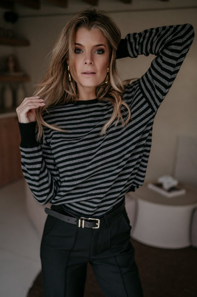 Poleri knit I Black & Grey - Wild Souls by JV® - Knits