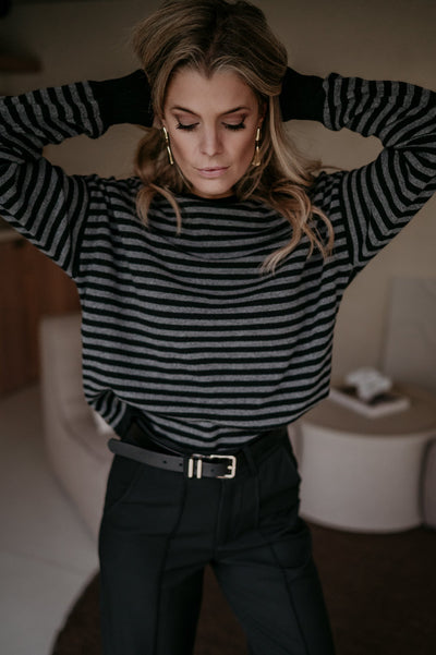 Poleri knit I Black & Grey - Wild Souls by JV® - Knits