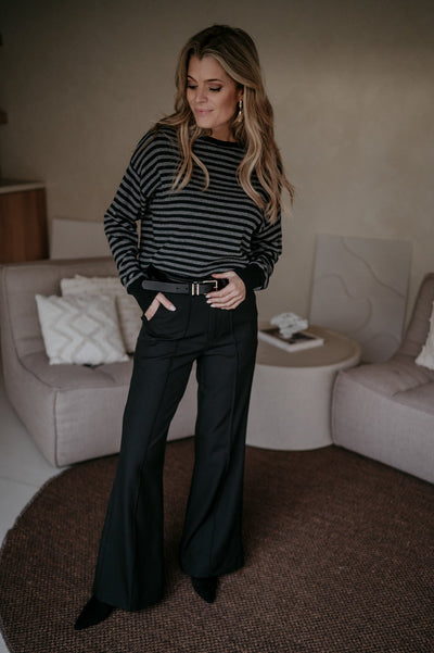 Poleri knit I Black & Grey - Wild Souls by JV® - Knits