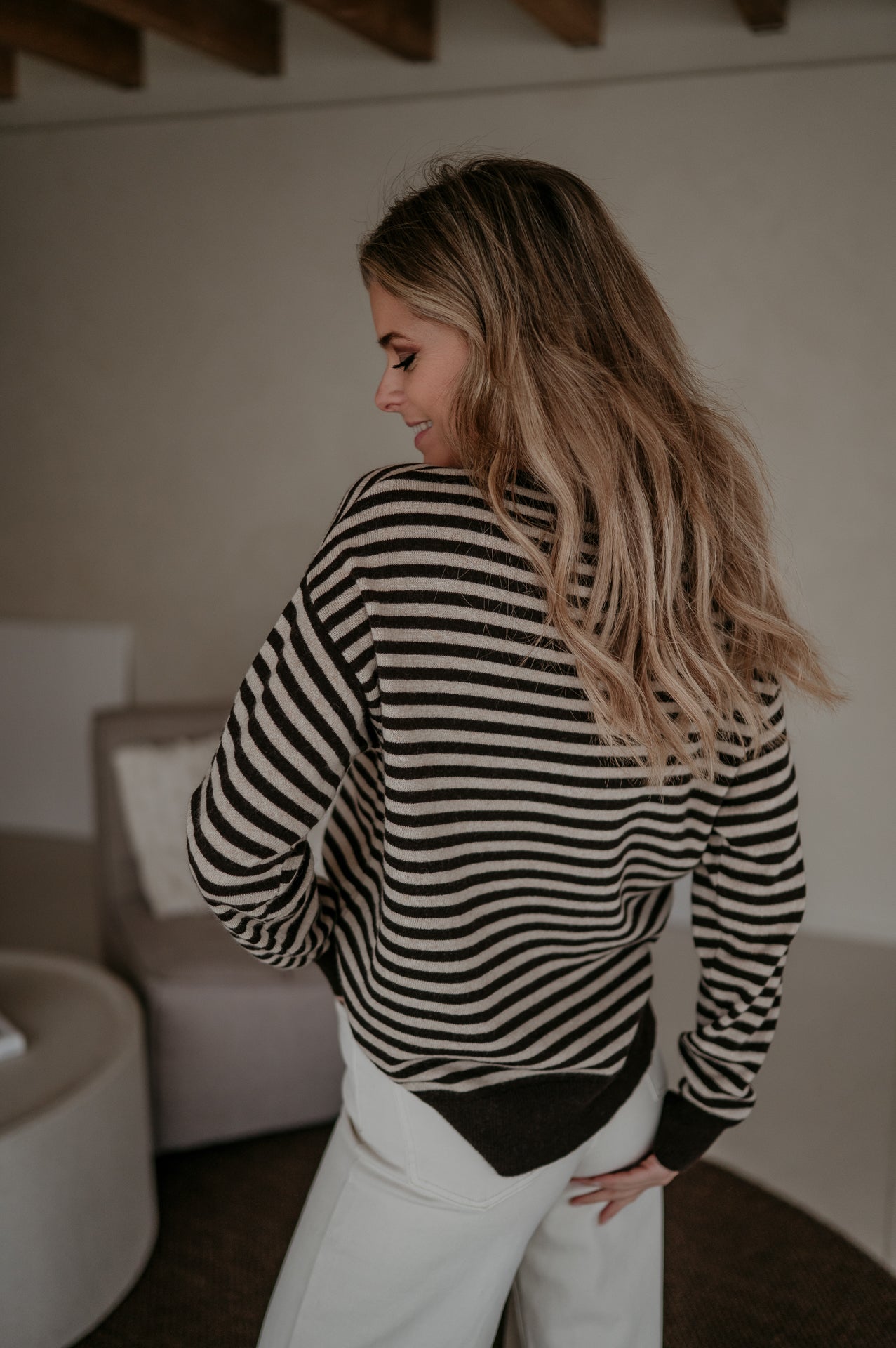 Poleri knit I Brown & Beige - Wild Souls by JV® - Knits