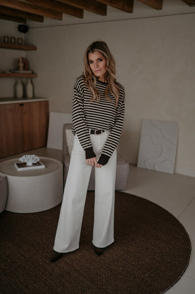 Poleri knit I Brown & Beige - Wild Souls by JV® - Knits