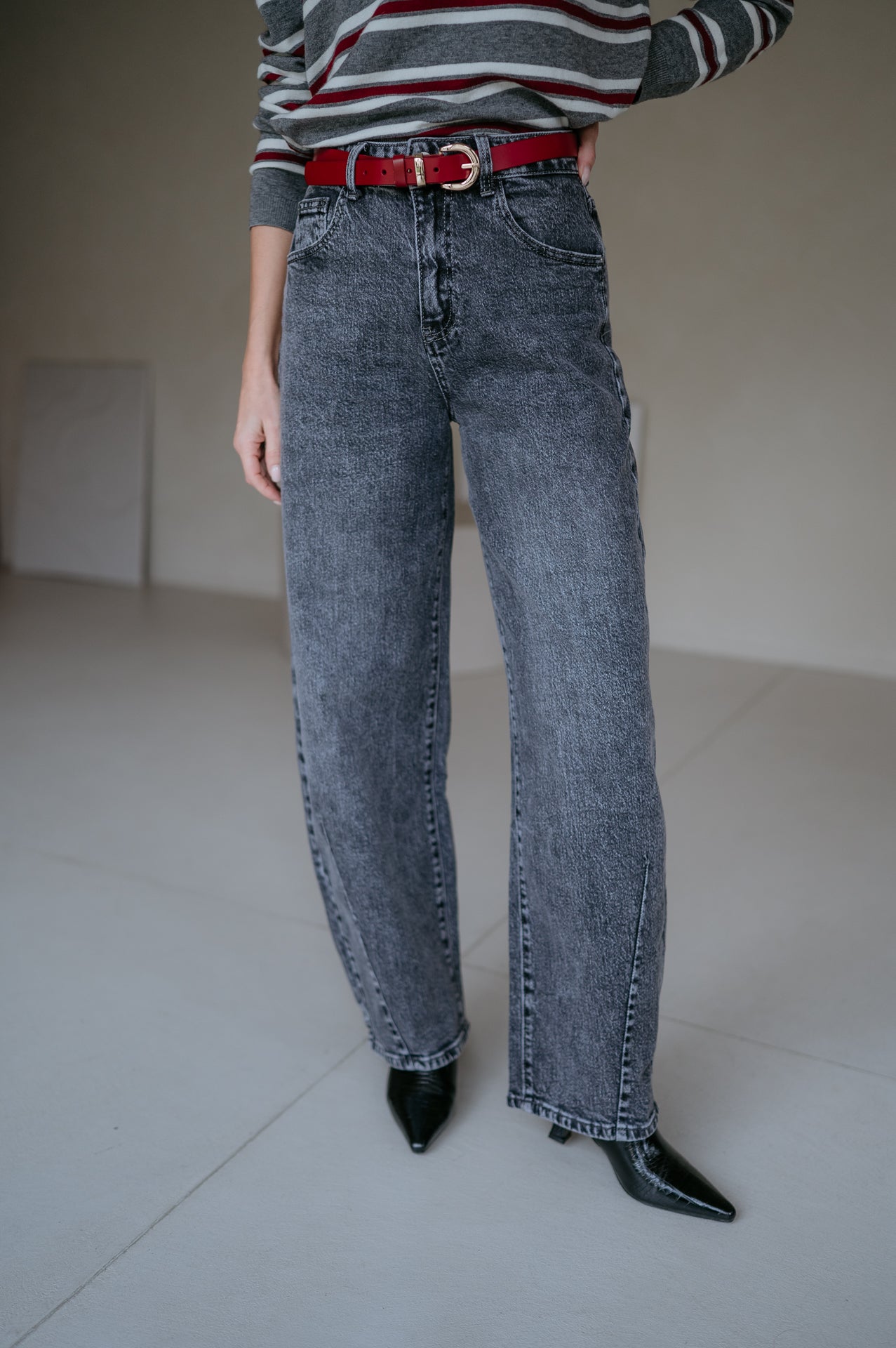 Polia jeans I Dark Grey - Wild Souls by JV® - Jeans