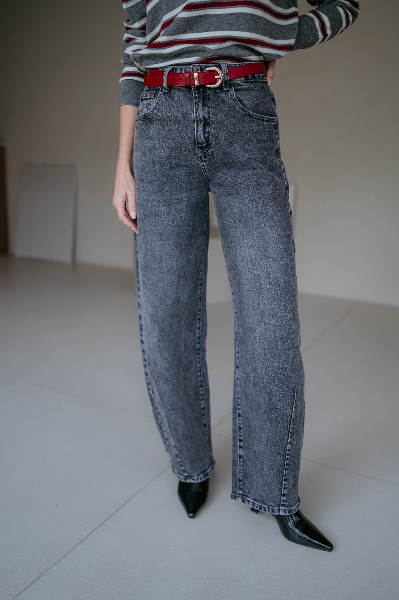 Polia jeans I Dark Grey - Wild Souls by JV® - Jeans