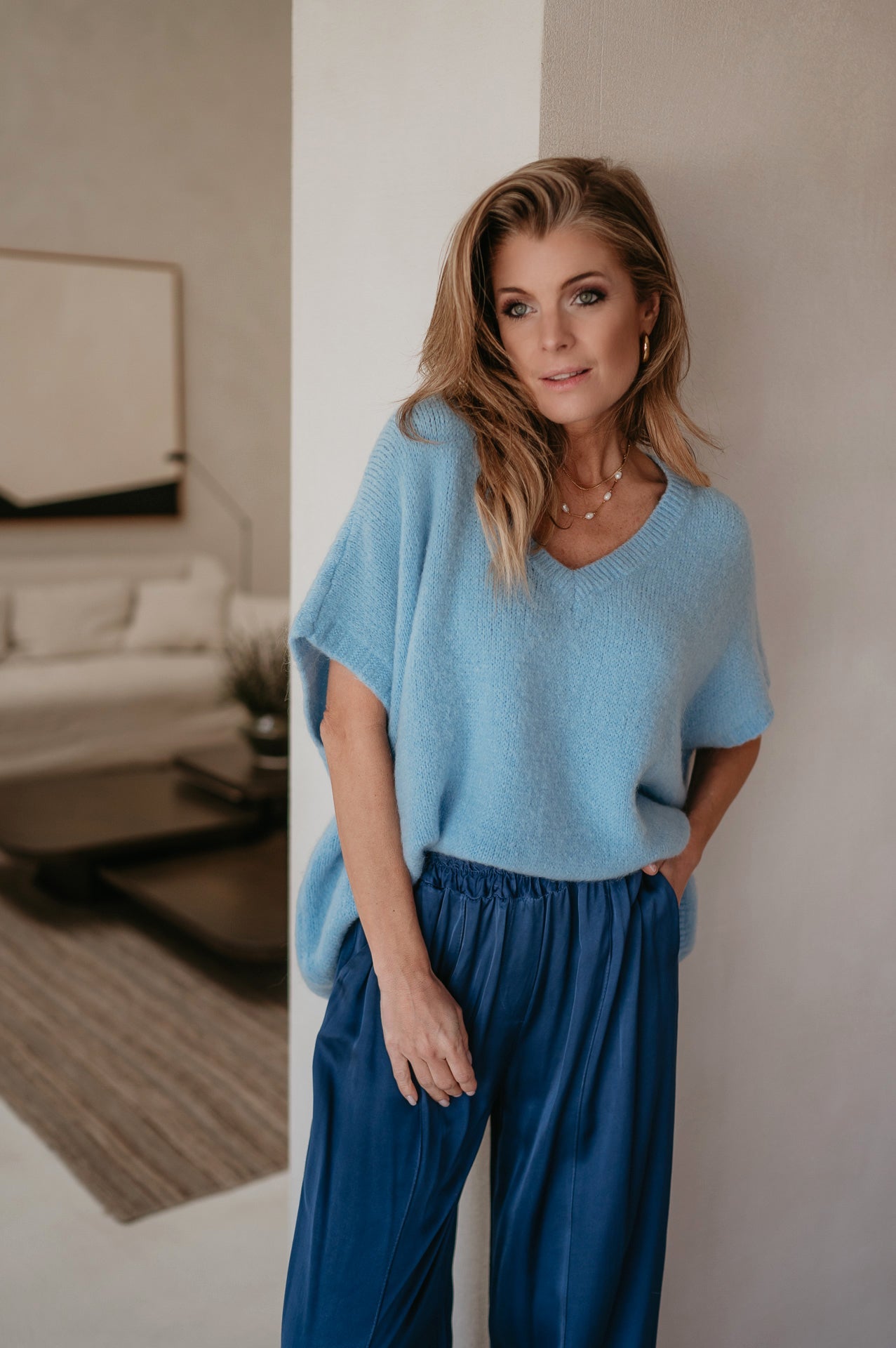 Pomata knit I Light Blue - Wild Souls by JV® - Knits