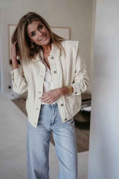 Portrei jacket I Ecru - Wild Souls by JV® - Jackets