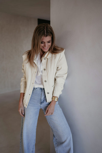 Portrei jacket I Ecru - Wild Souls by JV® - Jackets