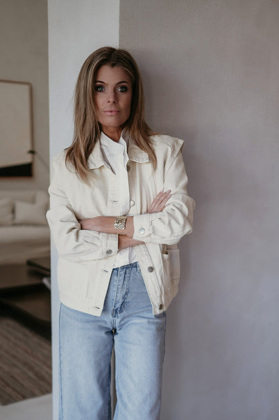 Portrei jacket I Ecru - Wild Souls by JV® - Jackets
