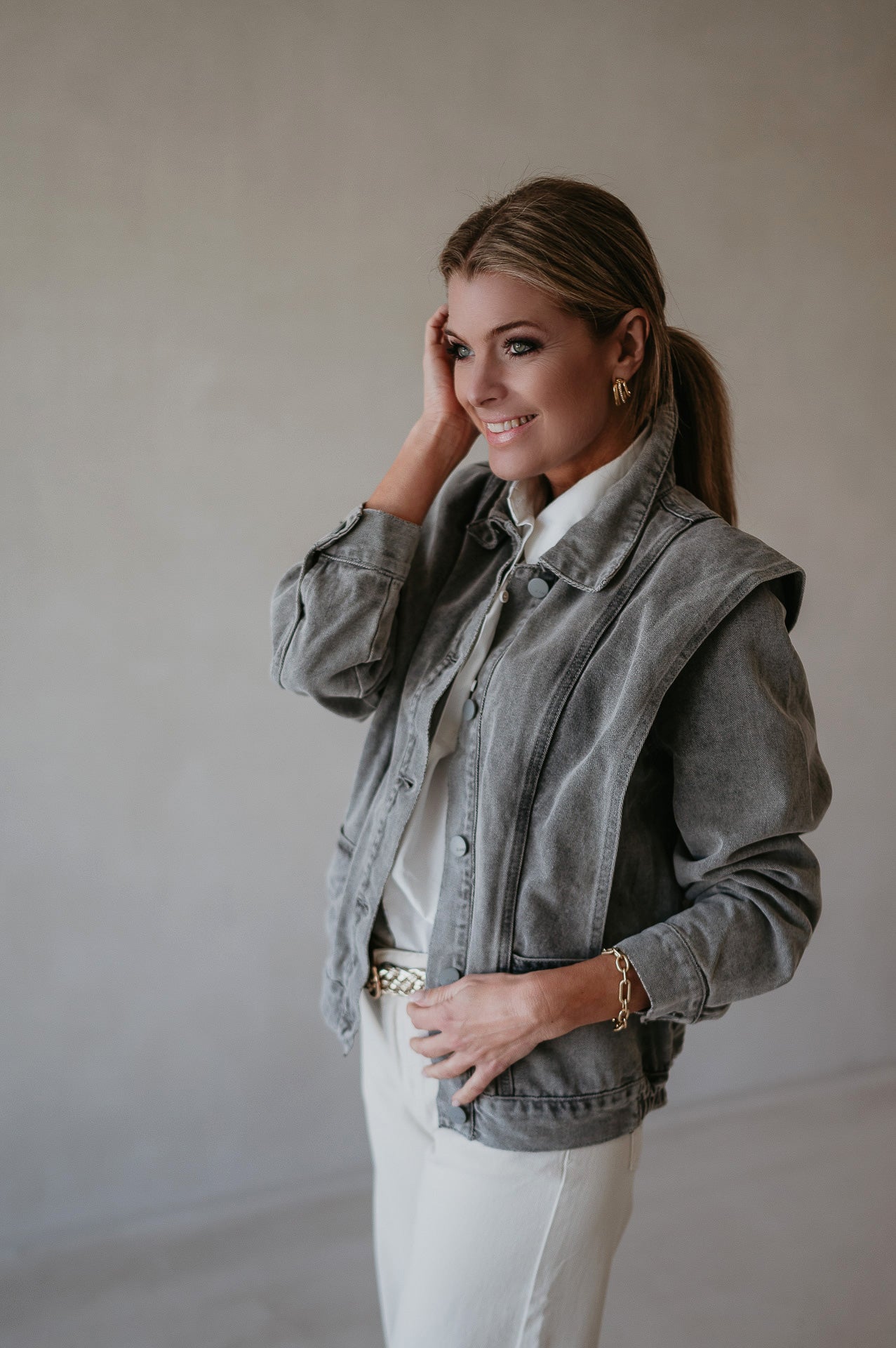 Portrei jacket I Grey - Wild Souls by JV® - Jackets