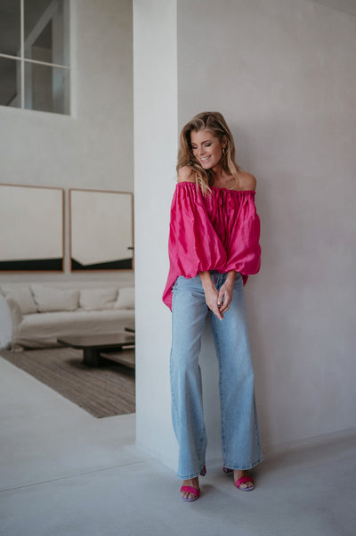 Possiedi blouse I Fuchsia - Wild Souls by JV® - Blouses