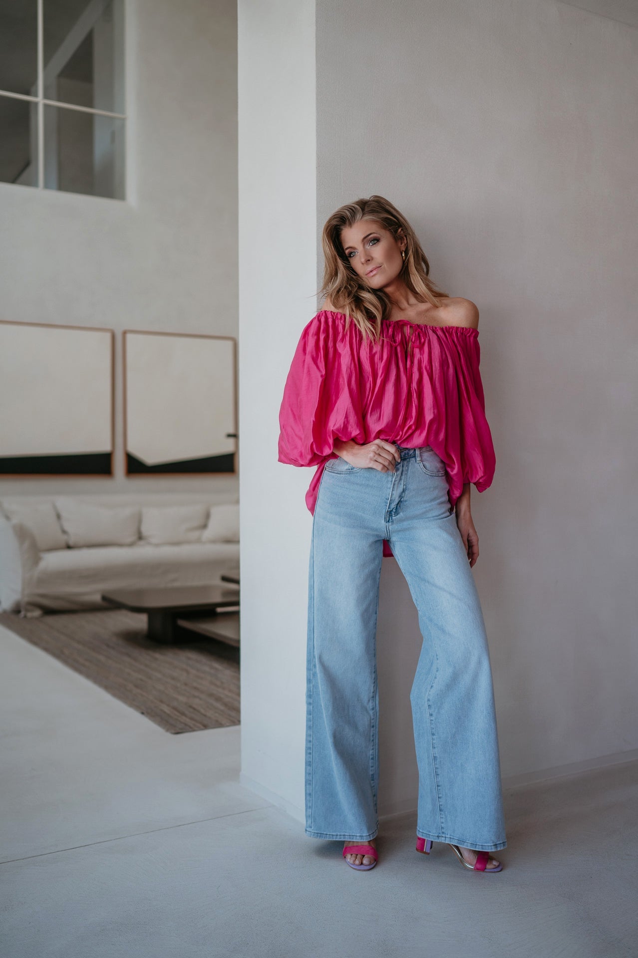 Possiedi blouse I Fuchsia - Wild Souls by JV® - Blouses