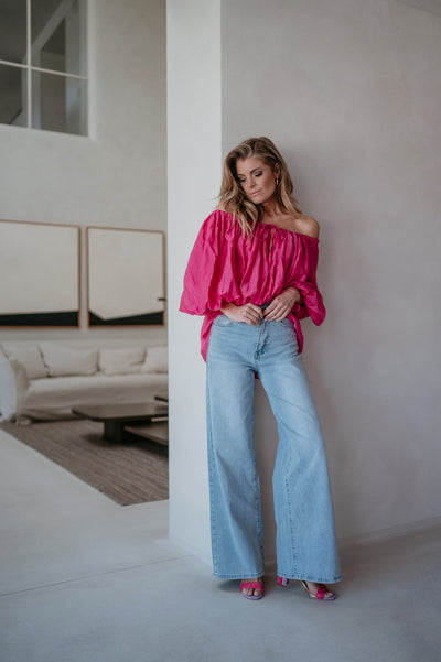 Possiedi blouse I Fuchsia - Wild Souls by JV® - Blouses