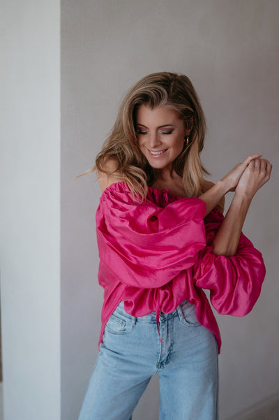 Possiedi blouse I Fuchsia - Wild Souls by JV® - Blouses