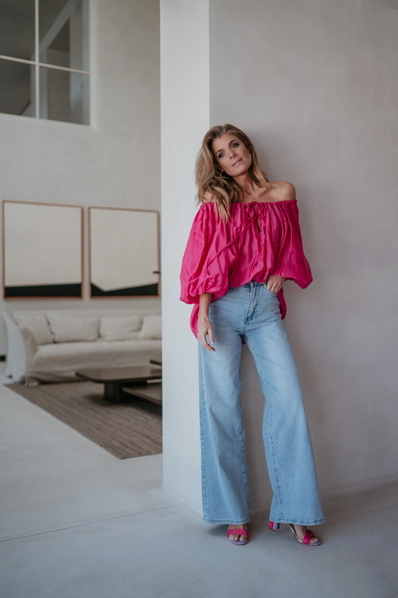 Possiedi blouse I Fuchsia - Wild Souls by JV® - Blouses