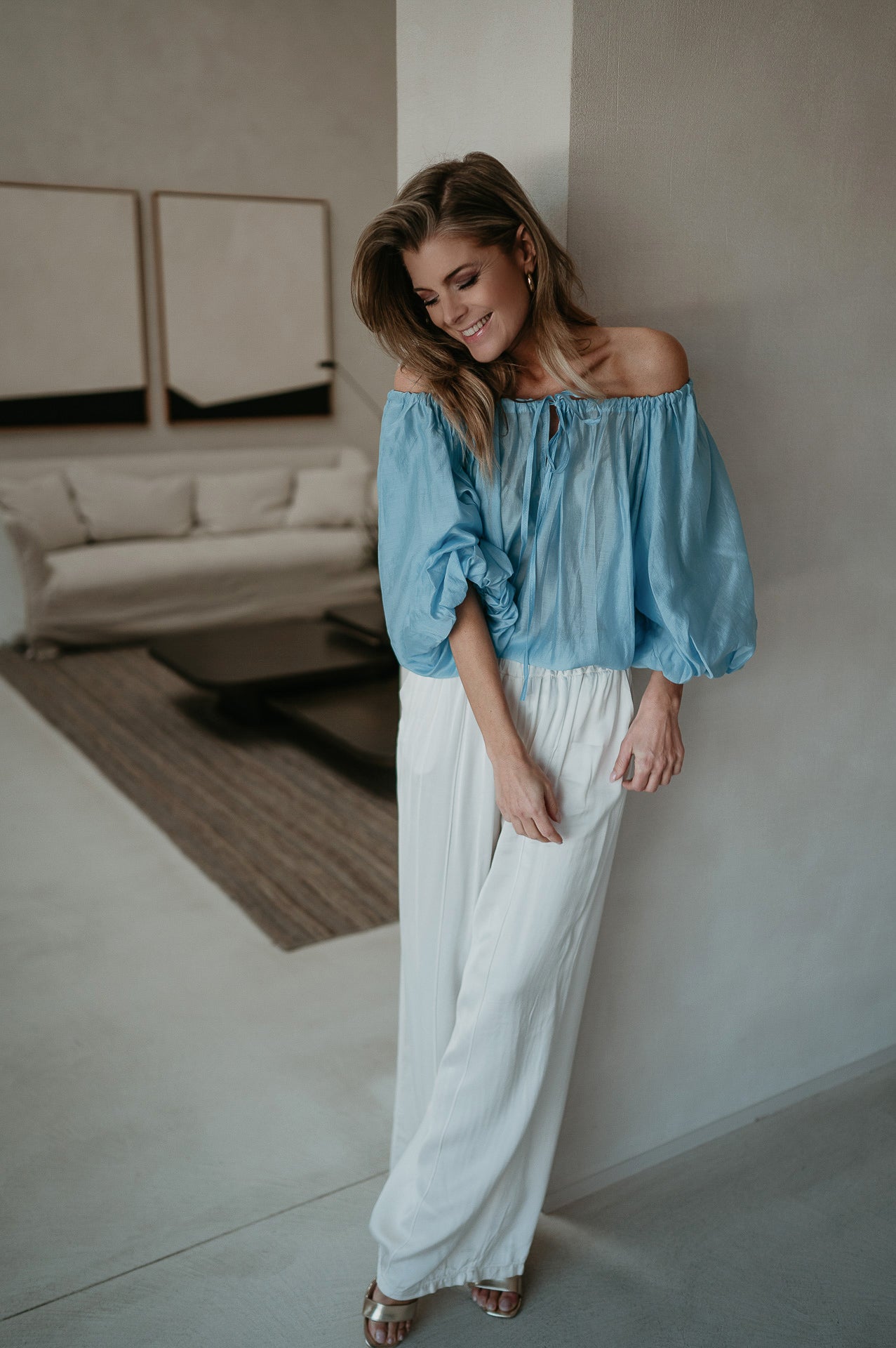 Possiedi blouse I Light Blue - Wild Souls by JV® - Blouses