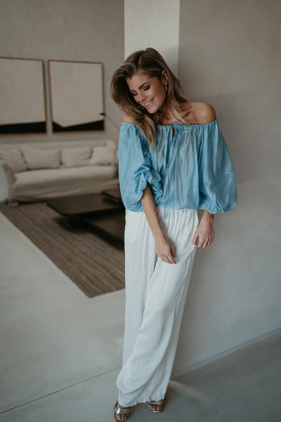 Possiedi blouse I Light Blue - Wild Souls by JV® - Blouses