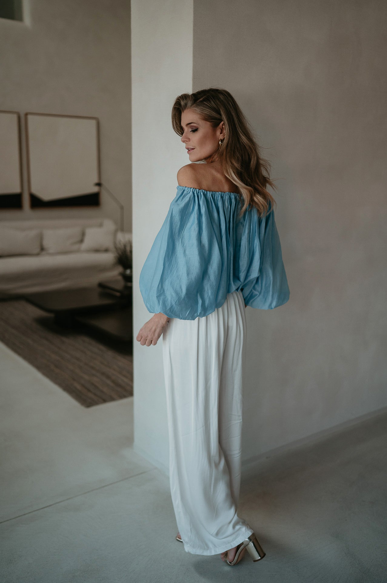 Possiedi blouse I Light Blue - Wild Souls by JV® - Blouses