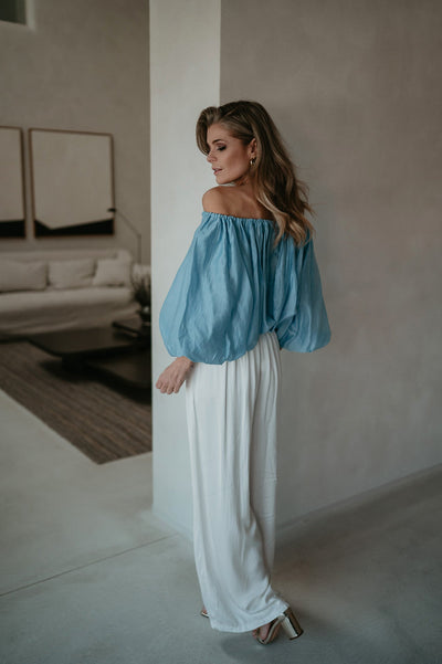 Possiedi blouse I Light Blue - Wild Souls by JV® - Blouses