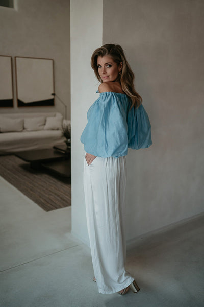 Possiedi blouse I Light Blue - Wild Souls by JV® - Blouses