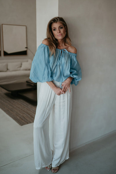 Possiedi blouse I Light Blue - Wild Souls by JV® - Blouses