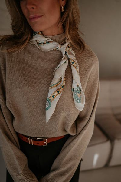 Pragna scarf I Ecru - Wild Souls by JV® - Scarfs