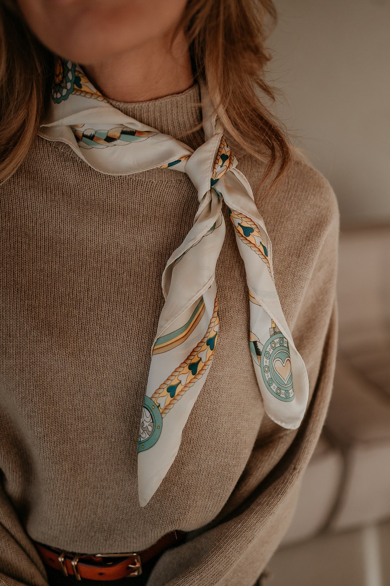 Pragna scarf I Ecru - Wild Souls by JV® - Scarfs